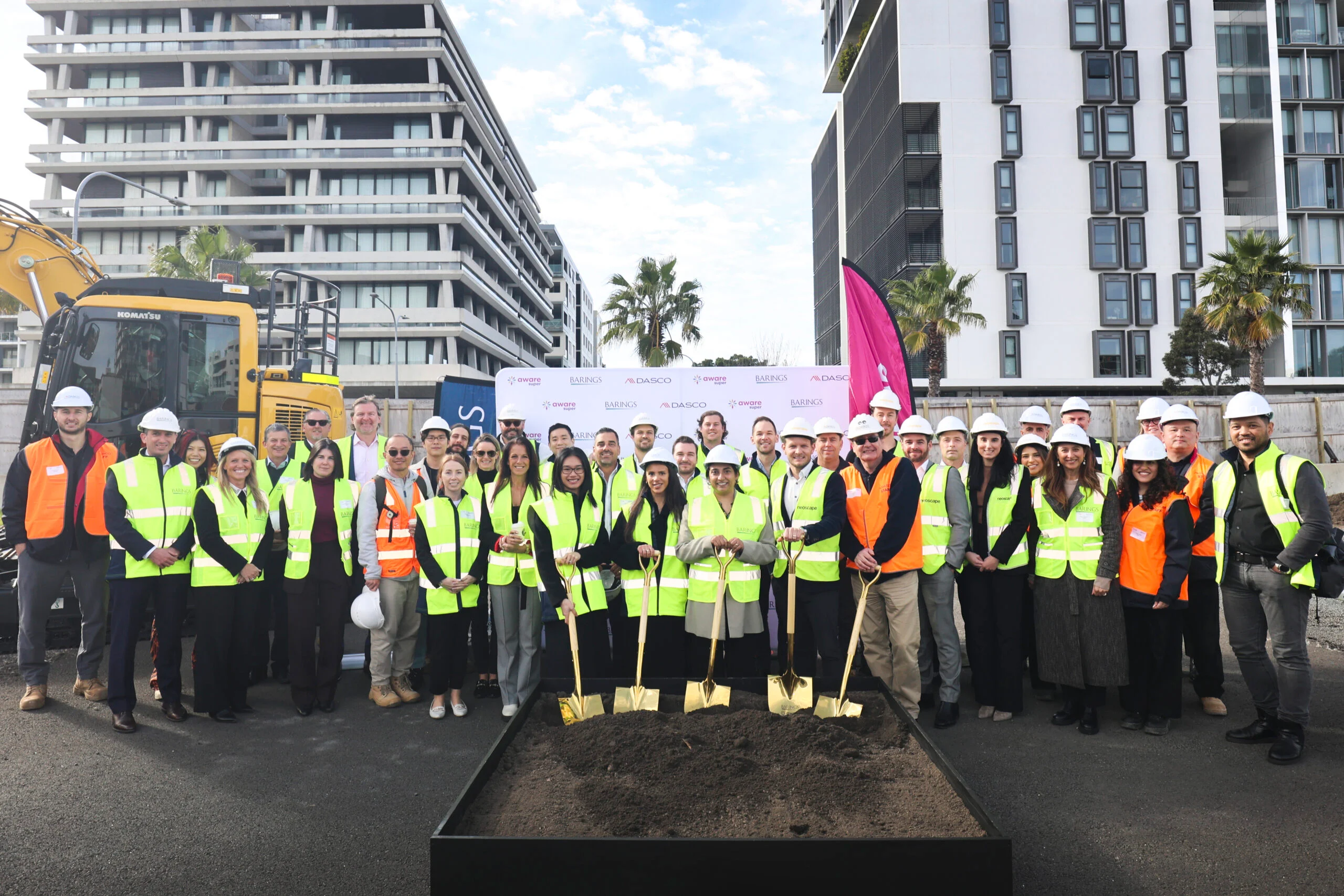 NSW Premier and Mayor of Sydney attend Ground breaking at Waterloo